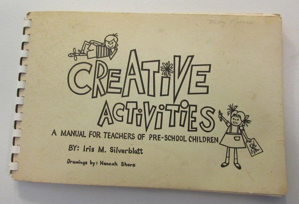 Creative Activities Manual for Teachers of Pre-school Children