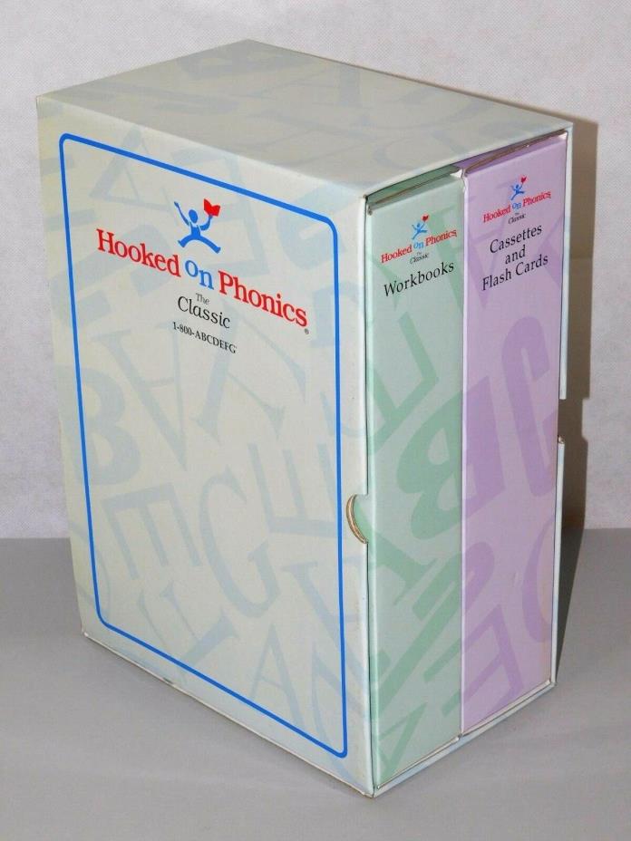 Hooked on Phonics The Classic Boxed Set - Cassettes, Flashcards and Workbooks