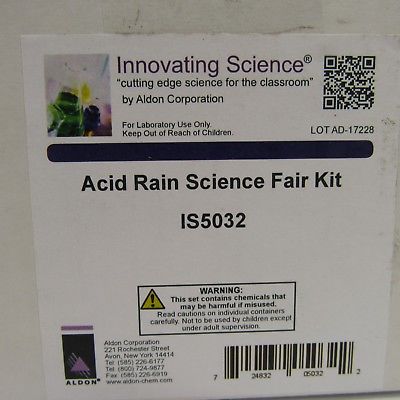 Acid Rain Science Fair Kit NEW Experiment Classroom