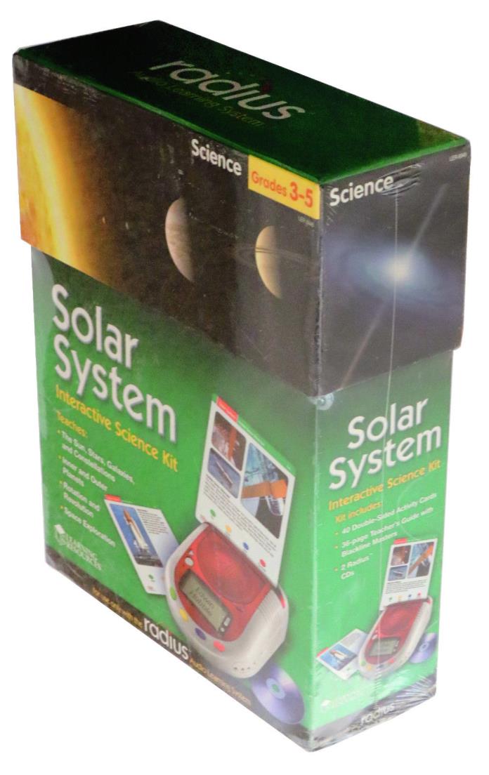 Learning Resources Radius CD Card Set Science Solar System Grades 3-5 NEW