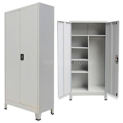 Locker Cabinet with 2 Doors Steel 35.4