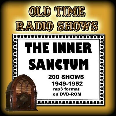 The Inner Sanctum  200 episodes - MP3  1  DVD-ROM OTR