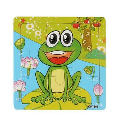 Frog Wooden puzzle Kids Children Jigsaw Education