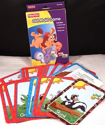 Fun 38ct Ol Maid Card Game Fisher Price