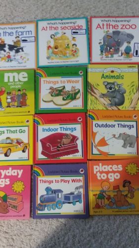 Preschool Vocabulary Language Speech Therapy Book Set of 12 EUC