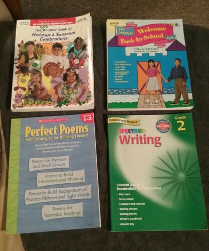 Lot of Lesson Books Holiday Perfect Poems Writing Pre-K 2nd Grade Teachers Home