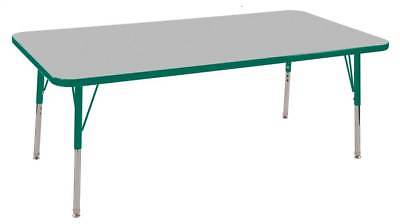 Rectangular Activity Table in Green and Gray [ID 3418429]