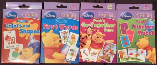 Disney I Can Learn With Winnie the Pooh Early Skills flash cards lot new
