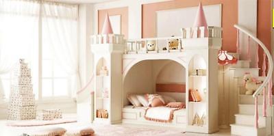 high quality american style solid wood bed Children bunk bed designs