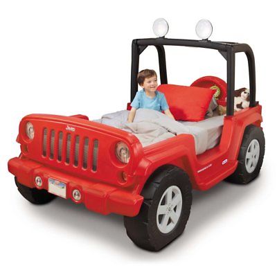 Little Tikes Jeep Wrangler Toddler to Twin Bed, Black