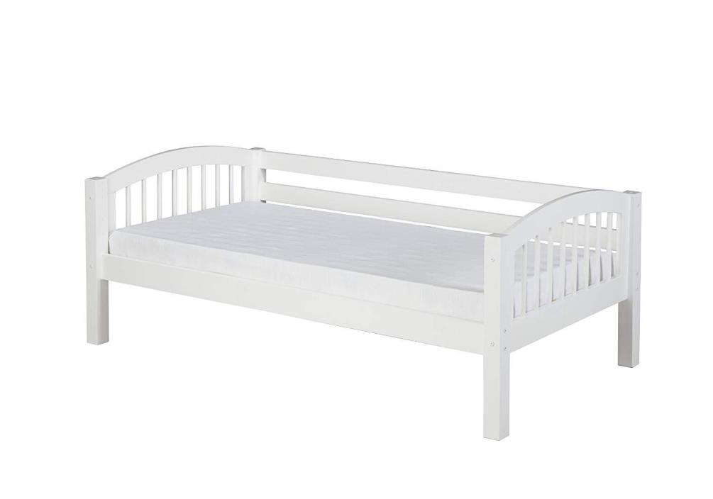 Camaflexi Arch Spindle Style Solid Wood Day Bed, Twin, White