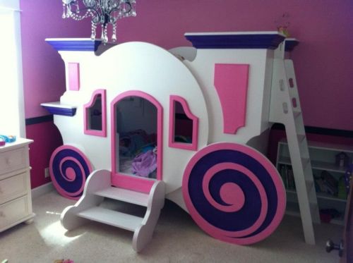 Cinderella Carriage Princess Bunk Bed  - Tanglewood Design