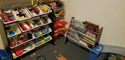 Homfa Kids Book Rack Storage Sling Bookshelf Toy Display for Childr... BRAND NEW