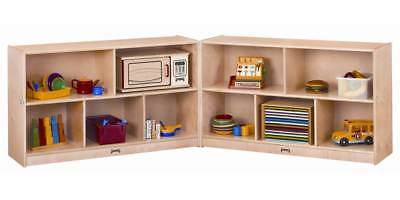 Thirftykydz Low Mobile Fold-N-Lock Storage Unit w Cubbies [ID 9128]