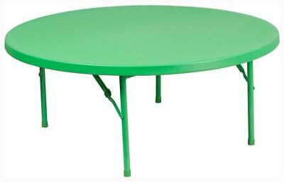 48 Round Kid's Folding Table in Green [ID 3680787]