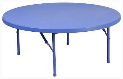 48 Round Kid's Folding Table in Blue [ID 3680786]