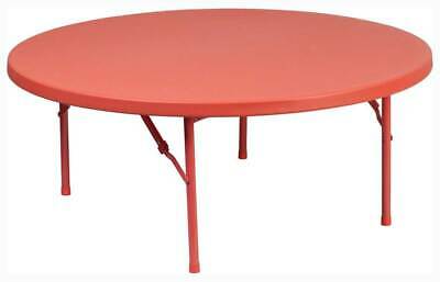 48 Round Kid's Folding Table in Red [ID 3680788]