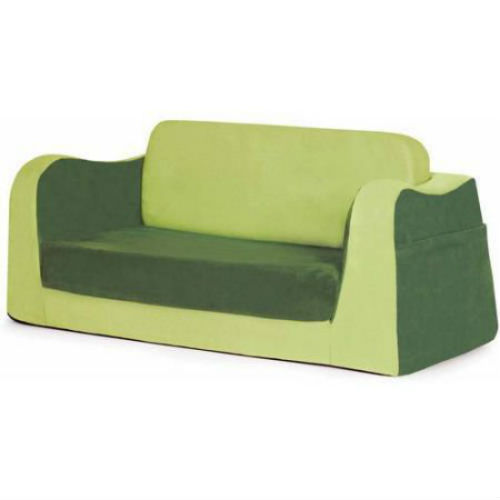 P'kolino Little Reader Sofa Kids Chair Green Furniture Home Fold Out Lounge New