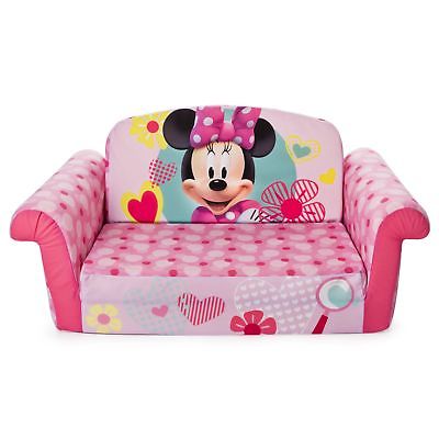 Marshmallow Furniture Children's 2 in 1 Flip Open Foam Sofa Minnie Mouse by S...