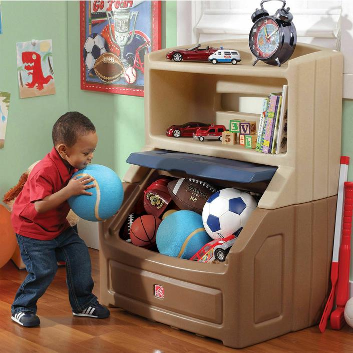 Large Toy Box Storage Chest Bin Bookcase Kids Playroom Organizer Child Furniture