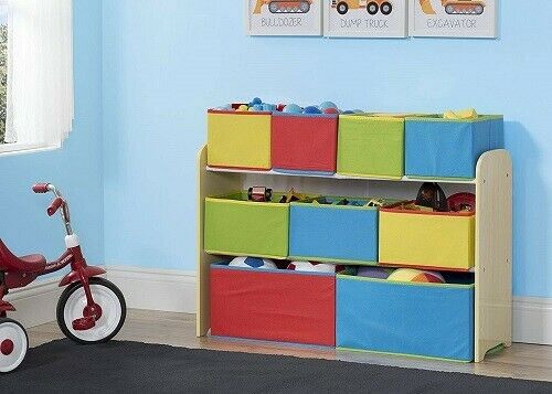Delta Children Deluxe Multi-Bin Toy Organizer With Storage Bins