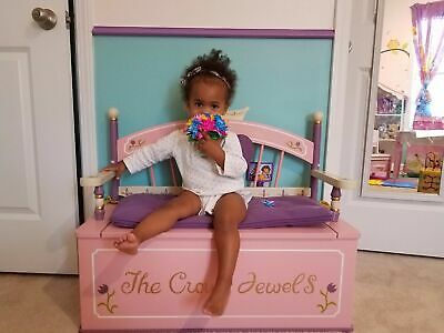 Wildkin Princess Bench Seat with Storage, Features Removable Plush ... BRAND NEW