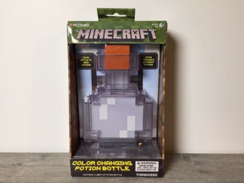 NEW  Minecraft Color Changing Potion Bottle - Lights Up and Switches