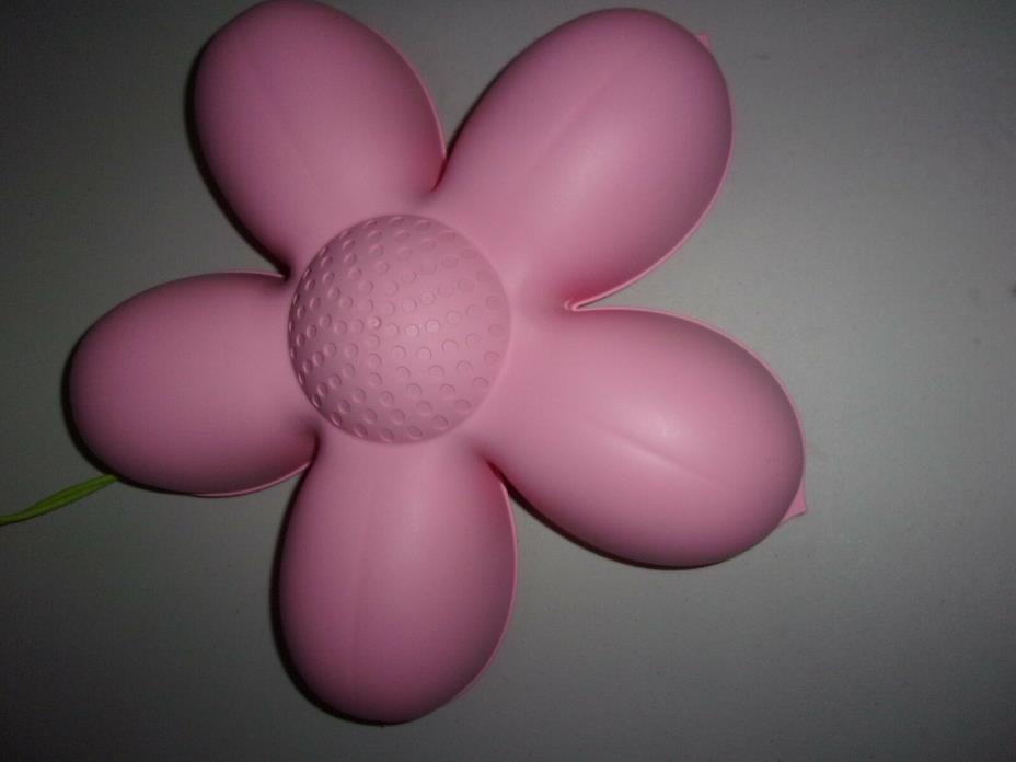 Ikea Smila Blomma Pink Flower Wall Lamp w/Bulb Girls Wall Lamp Night Light Decor