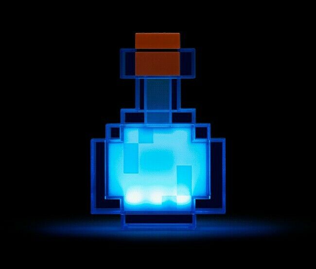 ThinkGeek Minecraft Color Changing Potion Bottle - Lights Up and Switches Bet...