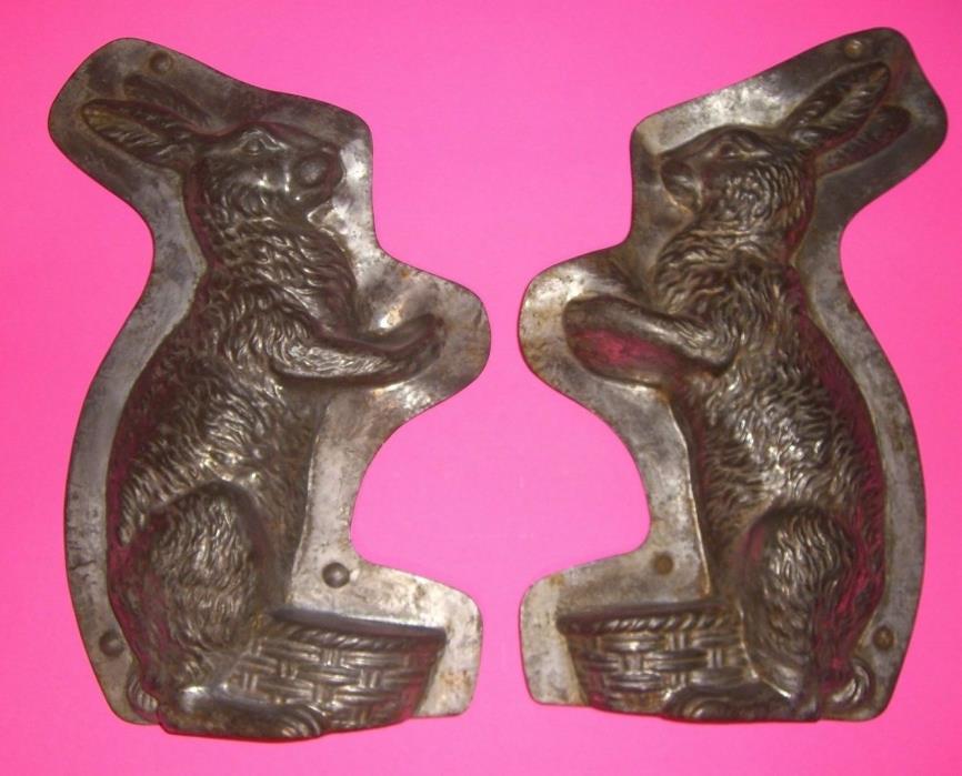 Antique Chocolate Mold ANTON REICHE RARE ~ Nice Big Bunny