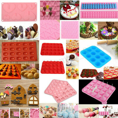 DIY Silicone Cake Cake Fondant Chocolate Cookies Baking Mold Ice Cube Mold Tray