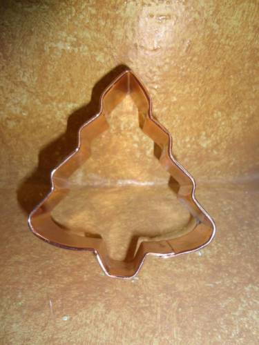 Cookie Cutter Copper Christmas Tree Cut Out 3
