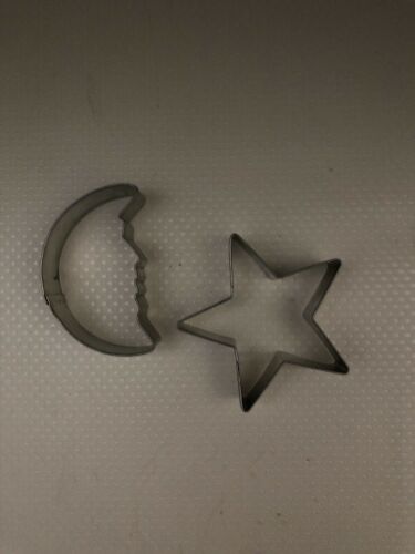 Cookie Fondant Cutter Star And Moon Cookie Cutter