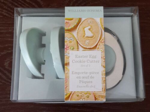 Easter egg cookie cutter set of 3 new in box.