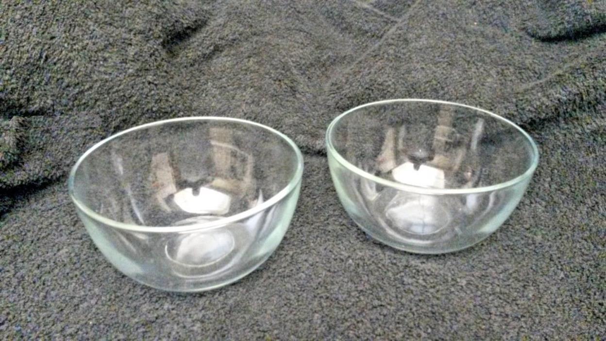Glass Cereal Bowls Set of 2