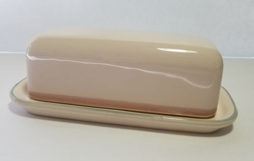 Butter Dish Pfaltzgraff AURA PINK Covered Replacement Retro Keeper