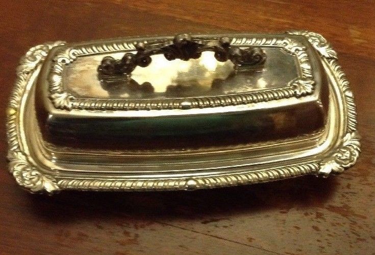 Silverplated Butter Dish