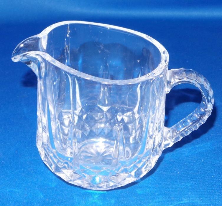 Classic Crystal Glass Creamer / Small Pitcher Great Condition - Vintage