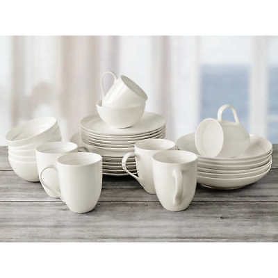 Over and Back Off the Menu Bone China 30-piece Dinnerware Set **FREE SHIPPING**
