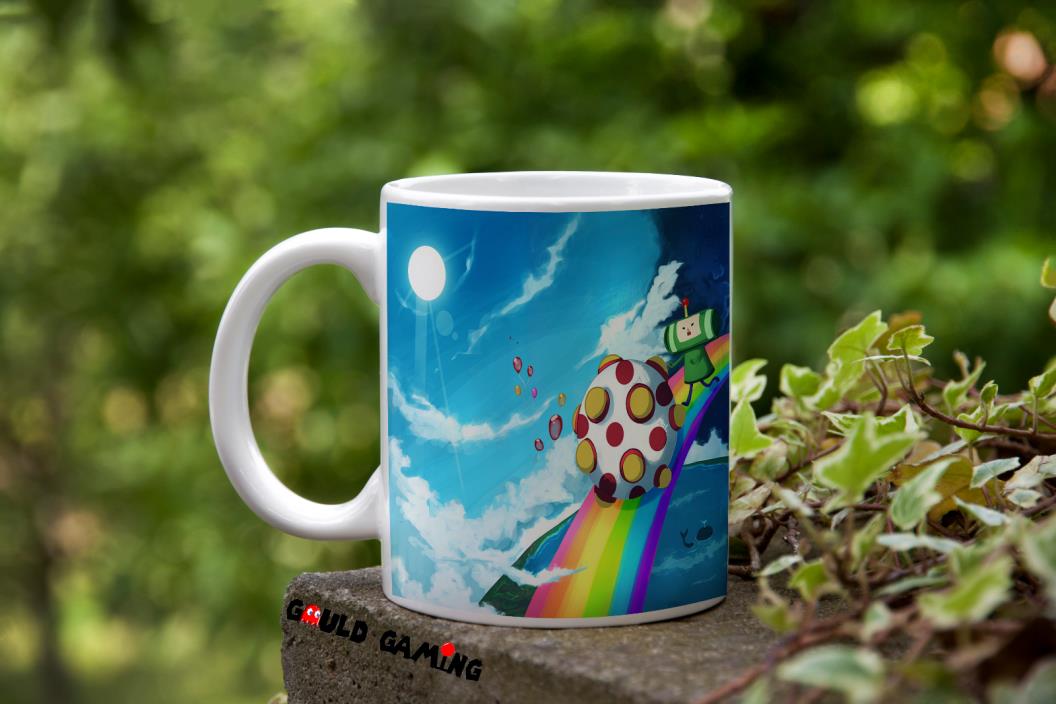 Beautiful Katamari Coffee Mug 11 oz Tea White Video Games Damacy Switch New