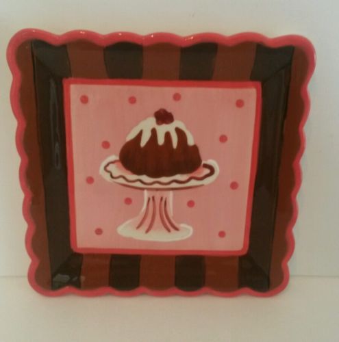 Cake plate or Wall decor ceramic cake plate 8