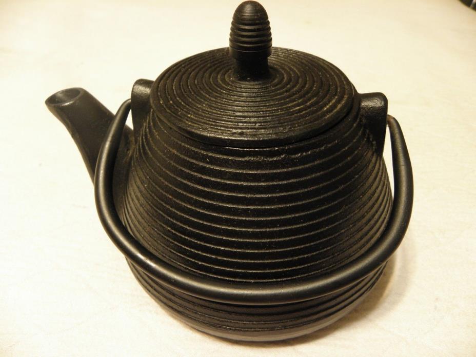 Cast iron teapot