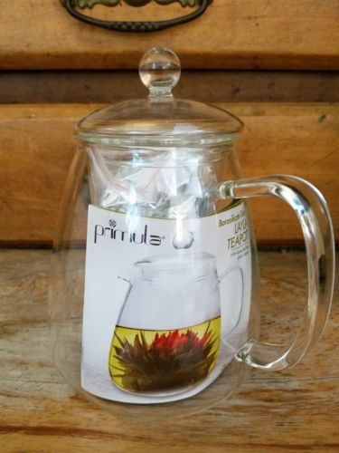 Primula 36 oz Layla Glass Teapot w/Loose Leaf Glass Infuser