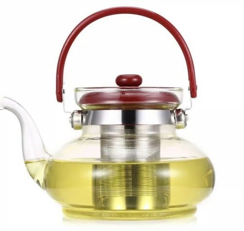 Torisoto 40 oz Premium Glass Teapot w/ Removable Infuser Coffee And Tea (S3B)