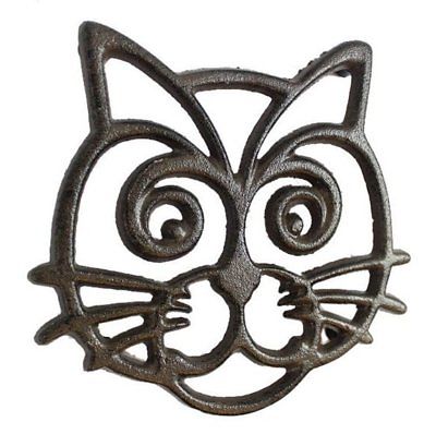 Winston Porter Cat Cast Iron Trivet