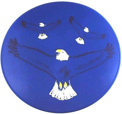 Blue Silicone Soaring Eagles Table Trivet Table Placemat Kitchen Hot Pad