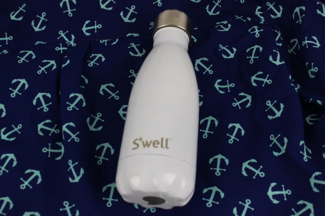 Swell Water Bottle Traveler White Cold Drink Small