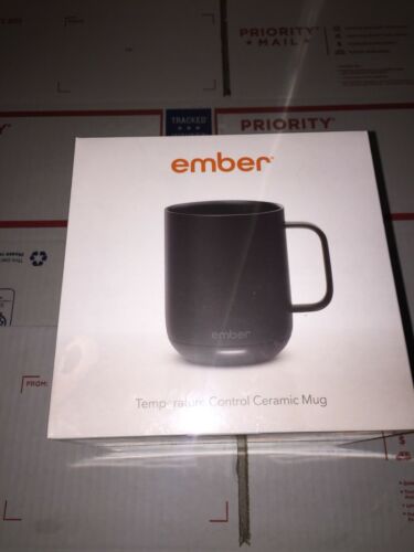 Black Ember Mug 10oz Ceramic Temperature Controlled Brand NEW Factory Sealed
