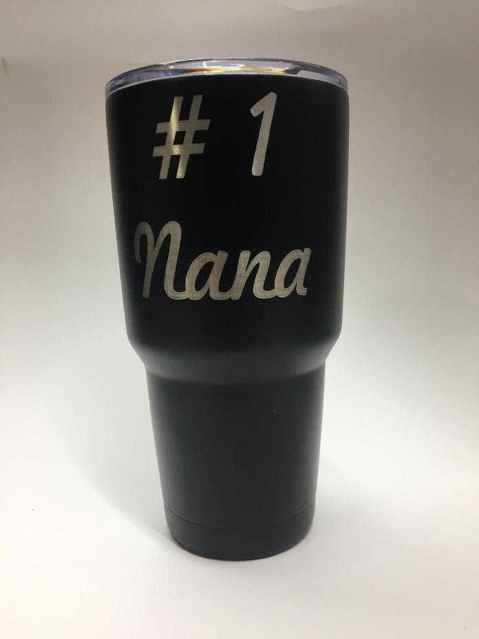 NWT #1 Nana 30oz. Black Tumbler