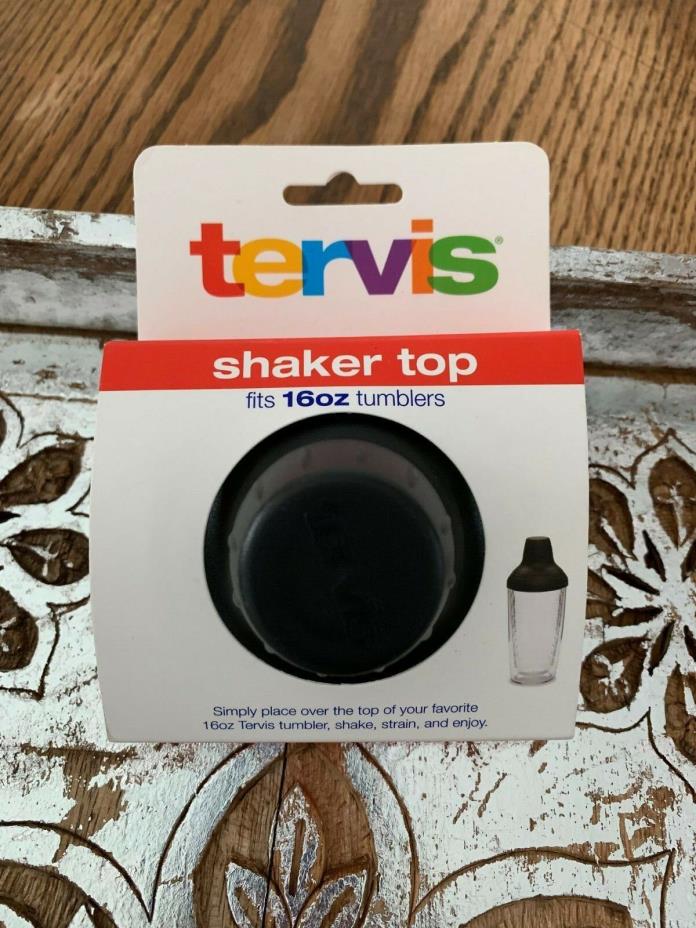 Tervis Tumbler Shaker Top Lids For 16oz  Tumblers  New in Package BLACK